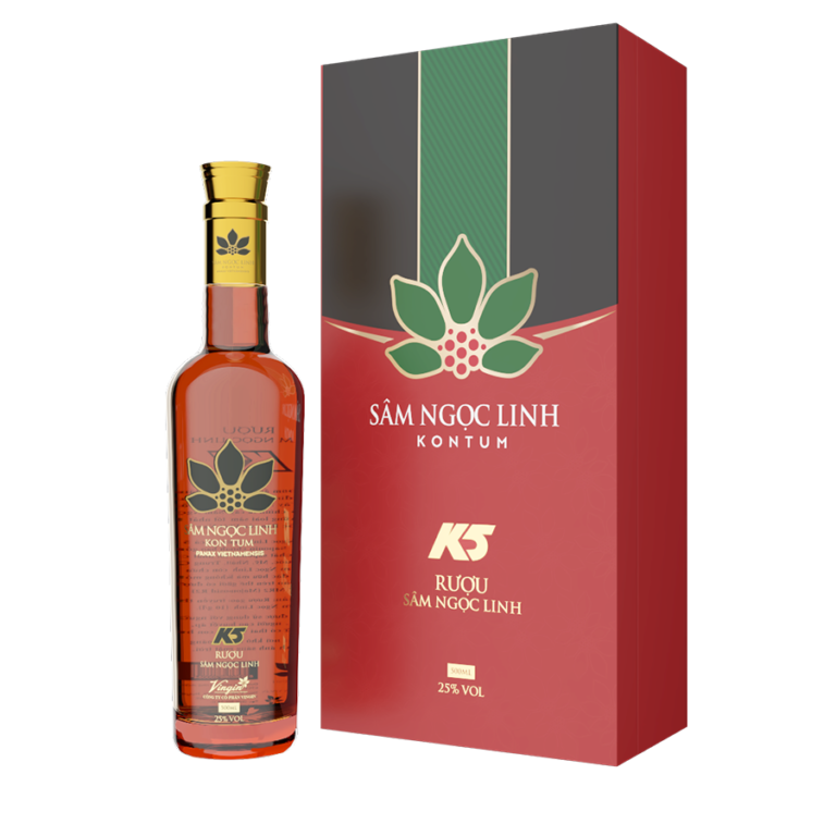 Rượu Sâm Ngọc Linh K5 (nhãn Xanh)