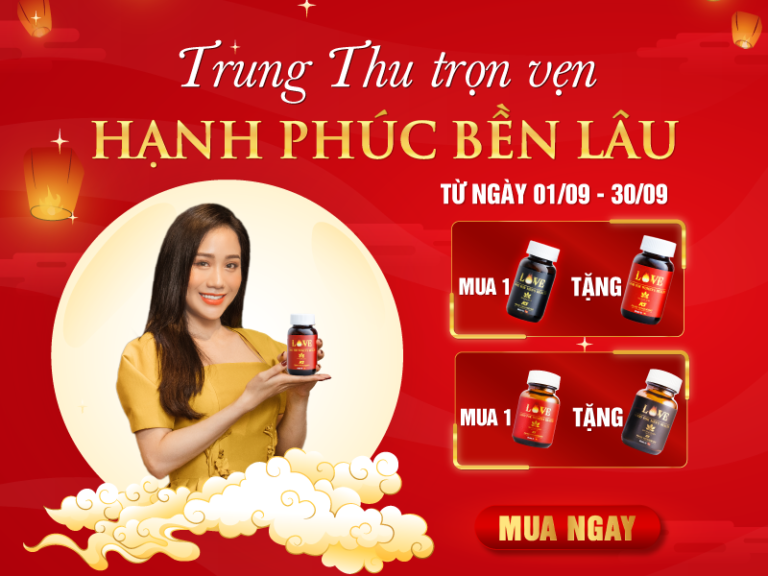 Ưu đãi tháng 9 khi mua sản phẩm Love.