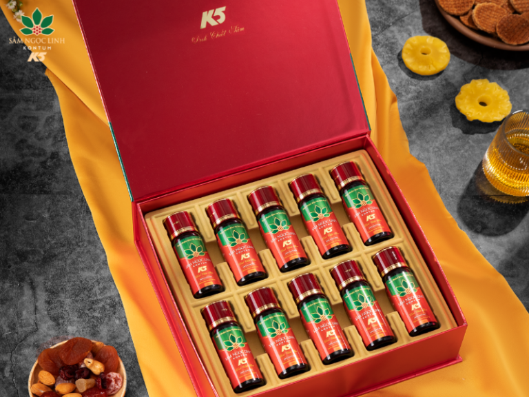 Dịch chiết Sâm Ngọc Linh giúp tăng cường đề kháng, cho người dùng sức khỏe dồi dào.