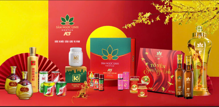 Các chế phẩm Sâm Ngọc Linh K5.
