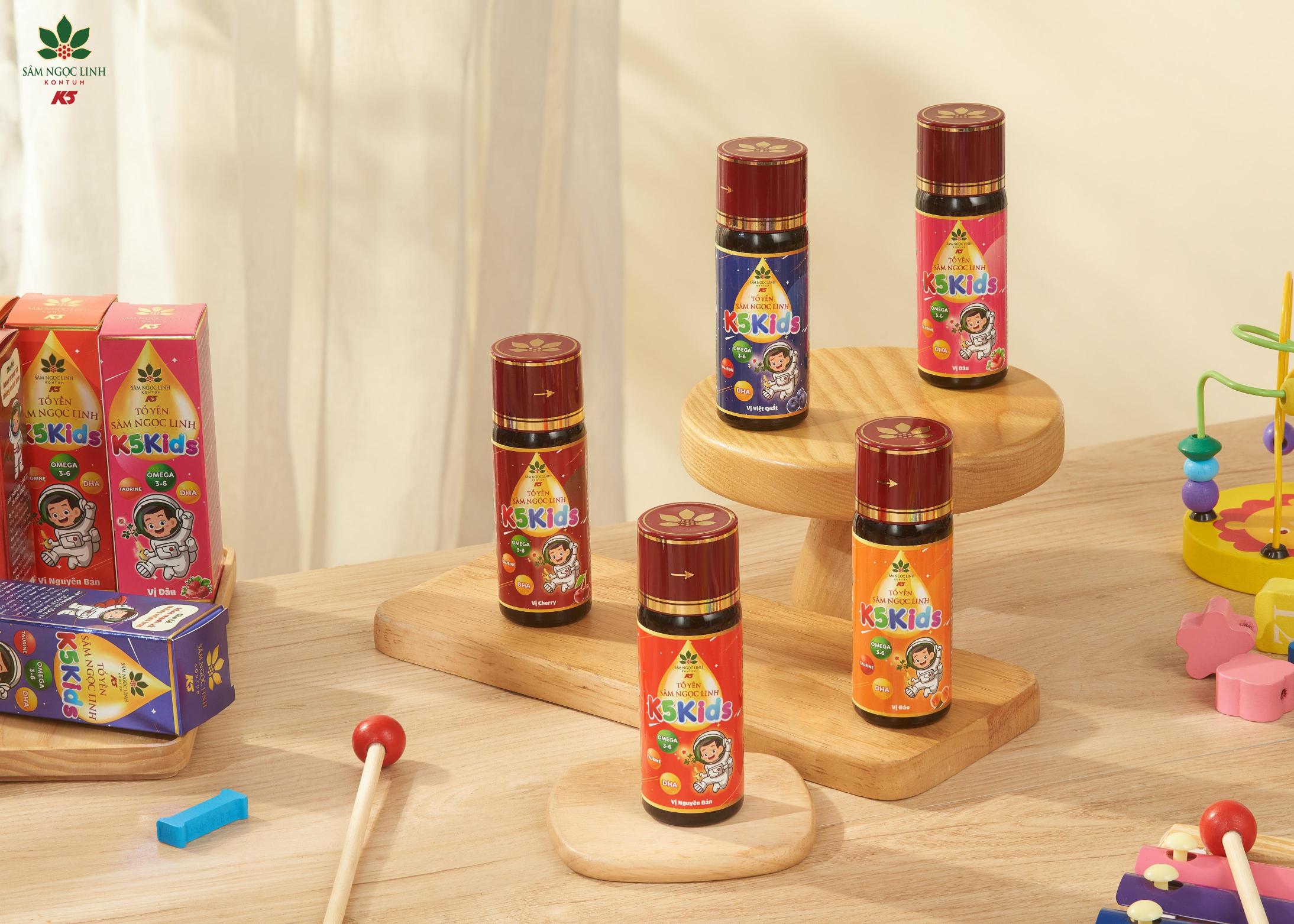 K5 Kids hỗ trợ bé phát triển sức khỏe toàn diện.