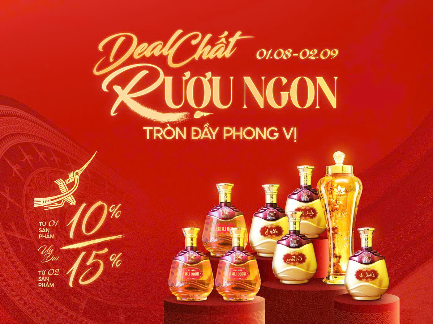 Khuyến mãi rượu sâm K5 trong tháng 8 của Sâm Ngọc Linh K5.