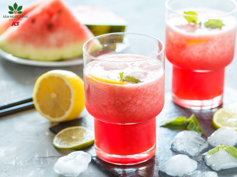 Nước detox từ dưa hấu.