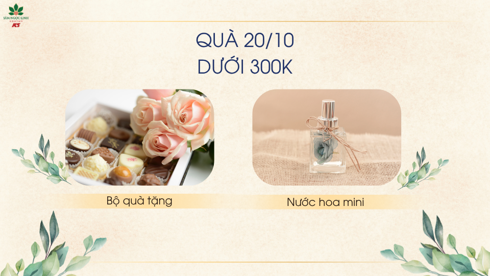 Quà 20/10 dưới 300K.