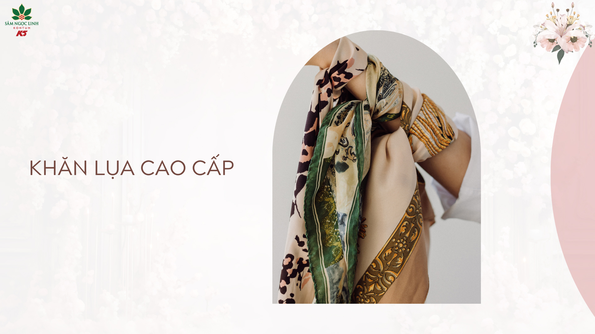 Khăn lụa cao cấp là món quà tặng 20/11 cho cô giáo ý nghĩa.