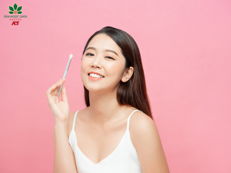  Sâm Ngọc Linh giúp trẻ hóa làn da, cho da tươi sáng và rạng rỡ.