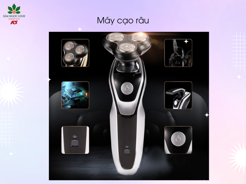 Máy cạo râu cao cấp giúp Cha tiết kiệm thời gian chăm sóc và vệ sinh cá nhân.