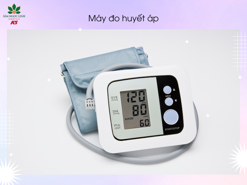 Máy đo huyết áp giúp theo dõi tình hình sức khỏe cho Cha.