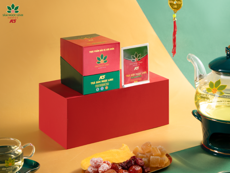 Trà Sâm Ngọc Linh giúp cơ thể nhẹ nhàng và thư thái.