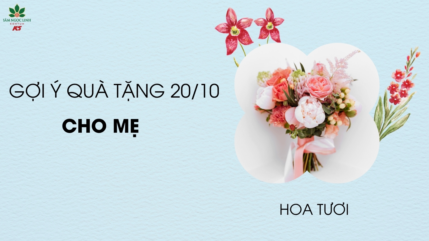 Hoa tươi tặng mẹ là món quà phổ biến những vô cùng ý nghĩa.