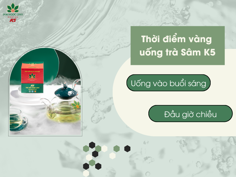 Thời điểm uống trà cũng rất quan trọng để tăng cường sức khỏe.