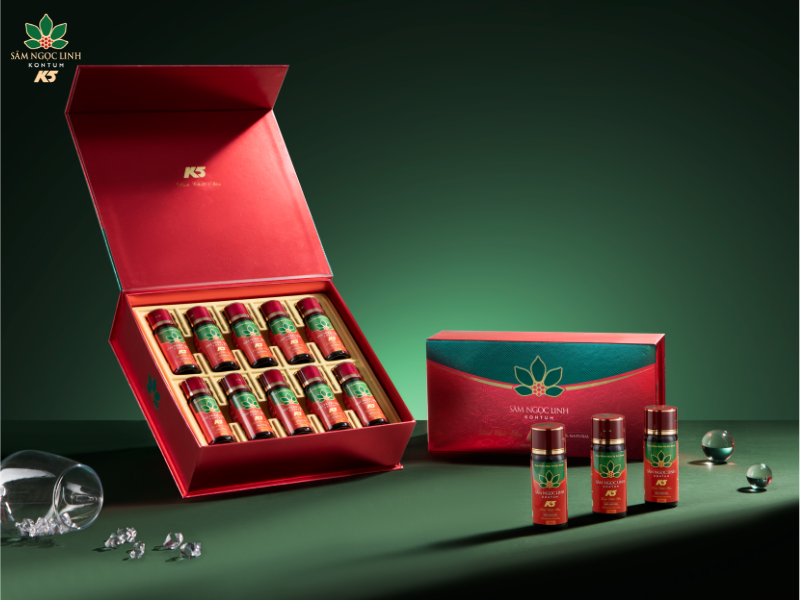 Dịch chiết Sâm Ngọc Linh giúp tăng cường sức khỏe cho người dùng.