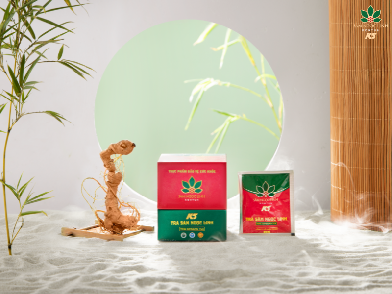 Trà Sâm Ngọc Linh giúp thanh nhiệt, mát gan, giải độc gan.