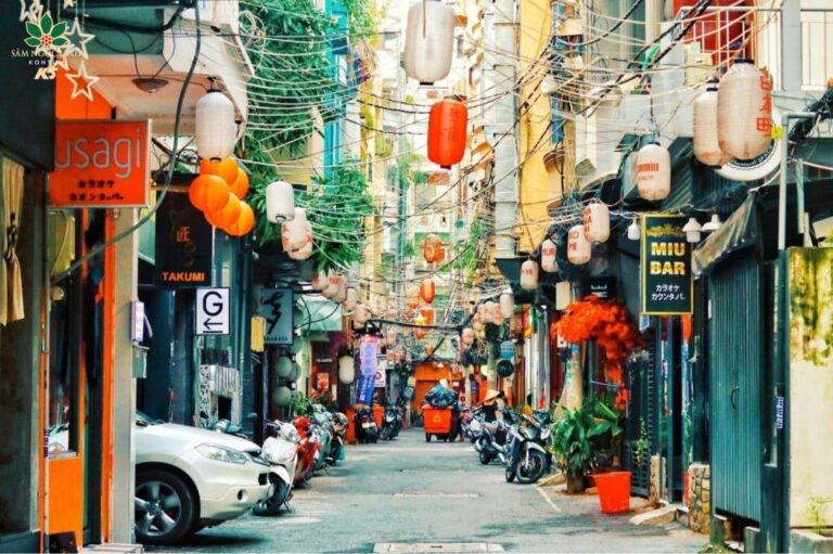Phố Nhật Bản tại quận 2 với không gian yên bình và thư thái.