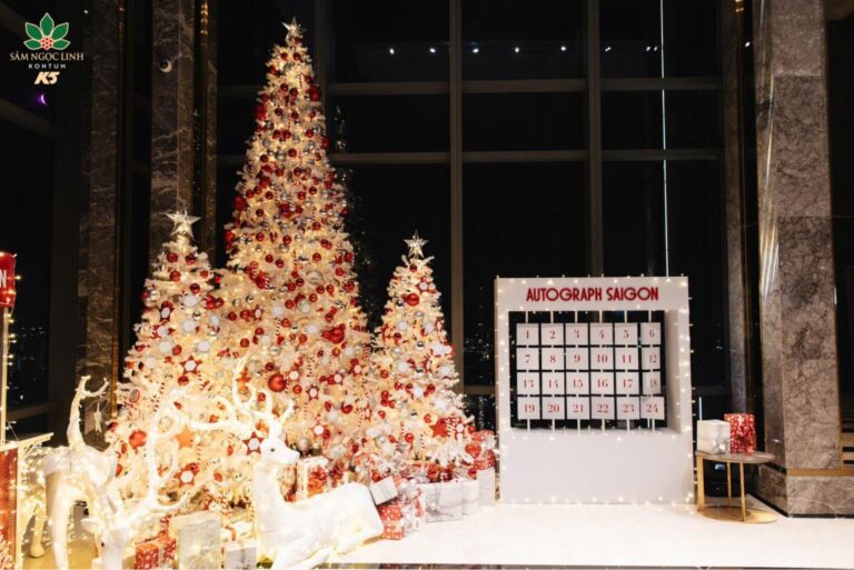 Trang trí Noel tại Landmark 81.