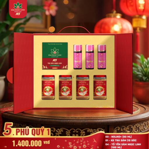  Hộp quà Phú Quý 1 là lời chúc chúc phúc lộc trong dịp Tết.