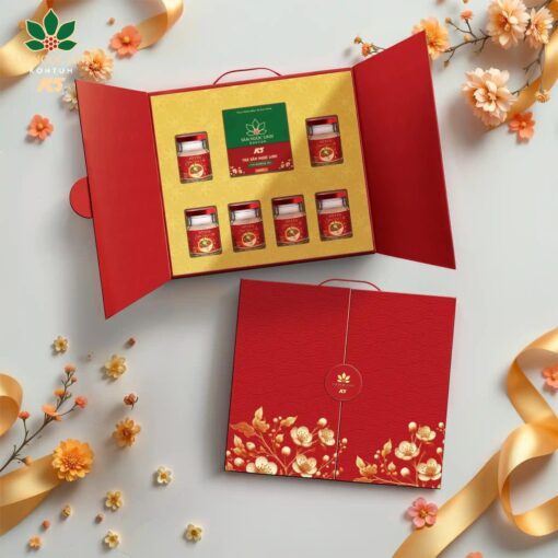  Hộp quà Sum Vầy gửi gắm lời chúc hạnh phúc, ấm áp và tràn đầy yêu thương.