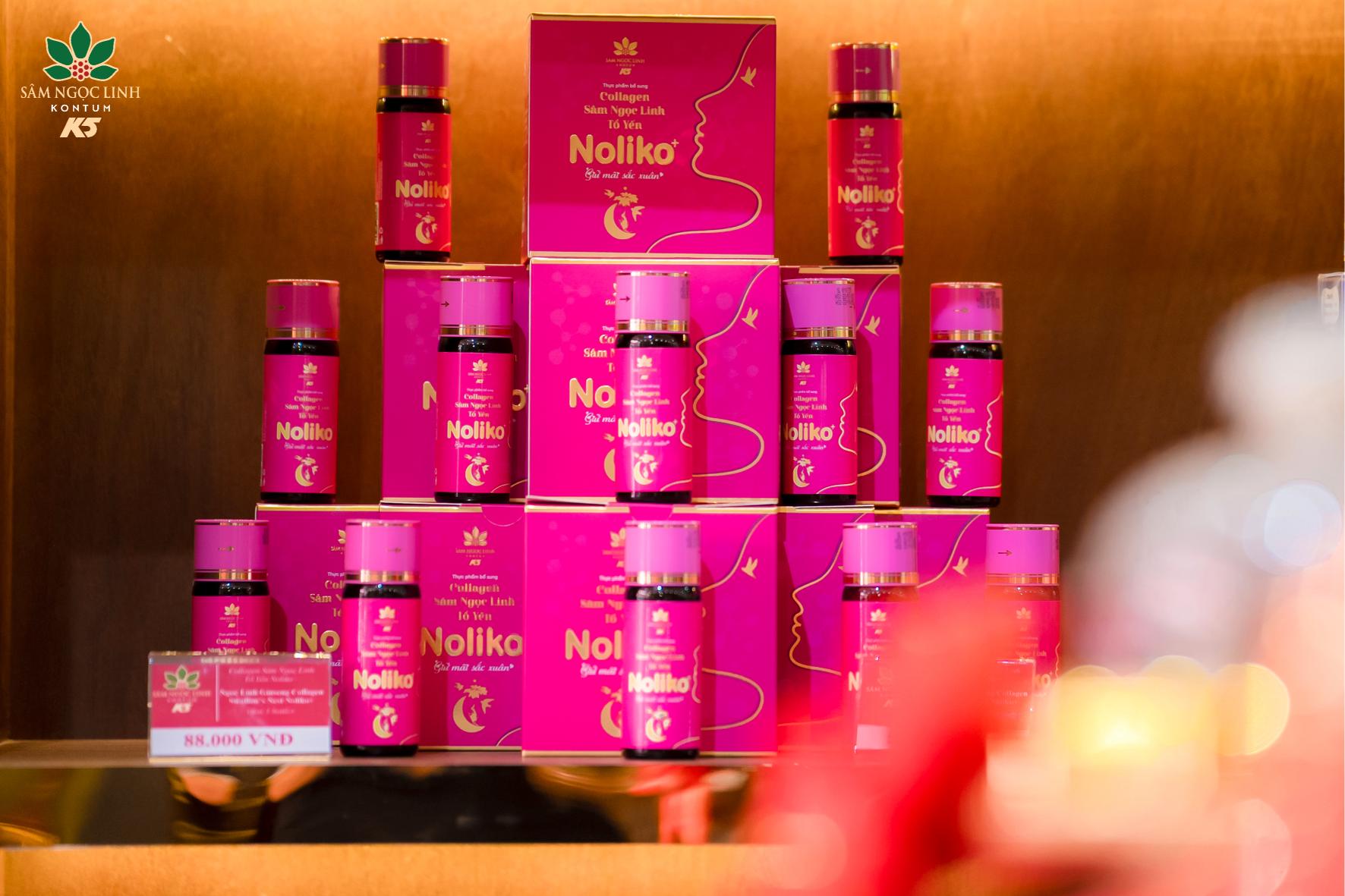 Các sản phẩm được trưng bày bên trong showroom.