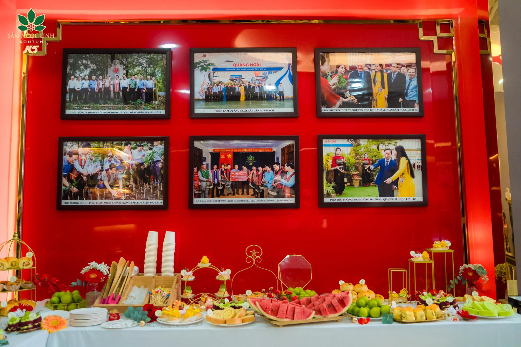 Trang trí bên trong showroom Quảng Ngãi.