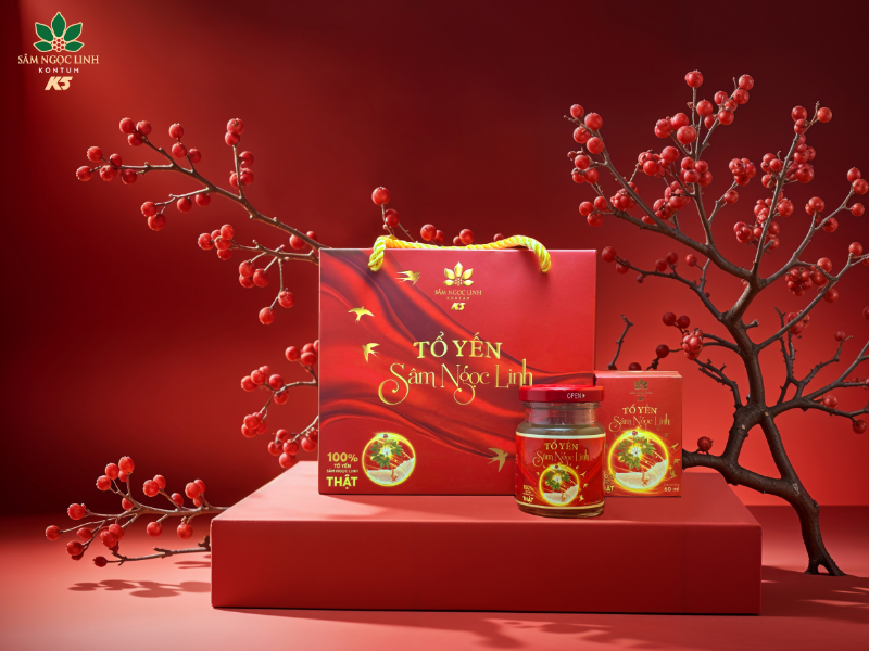 K5 Tổ Yến Sâm Ngọc Linh mang lại dưỡng chất cần thiết và bồi bổ cơ thể.