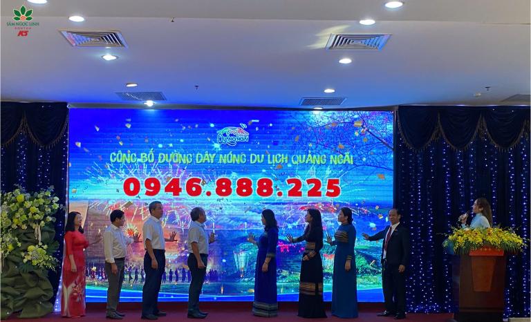 Công bố đường dây nóng du lịch Quảng Ngãi.