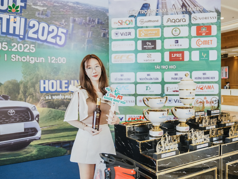 Sâm Ngọc Linh K5 đồng hành cùng giải đấu.