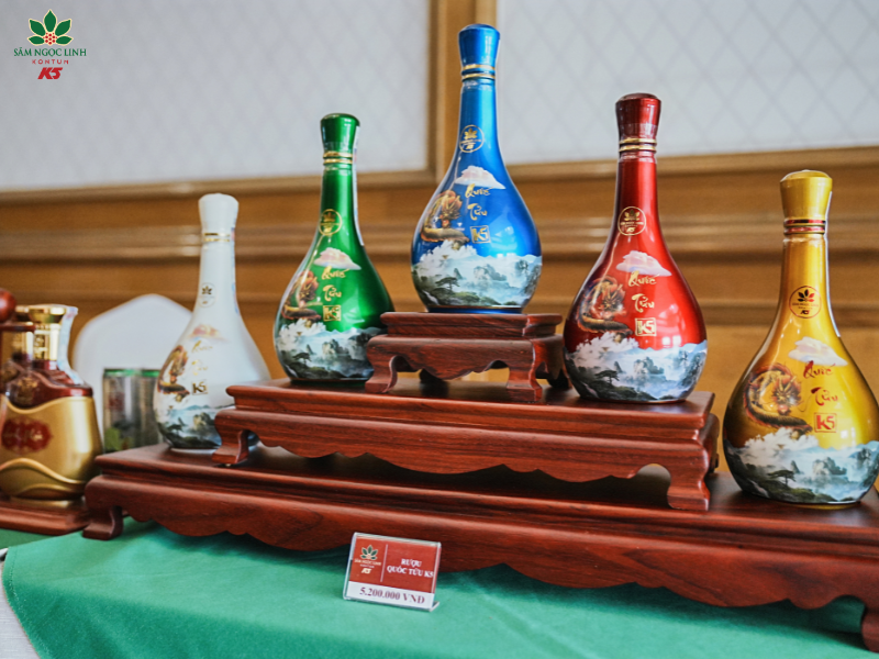 Quốc Tửu K5 được trưng bày tại gian hàng K5.