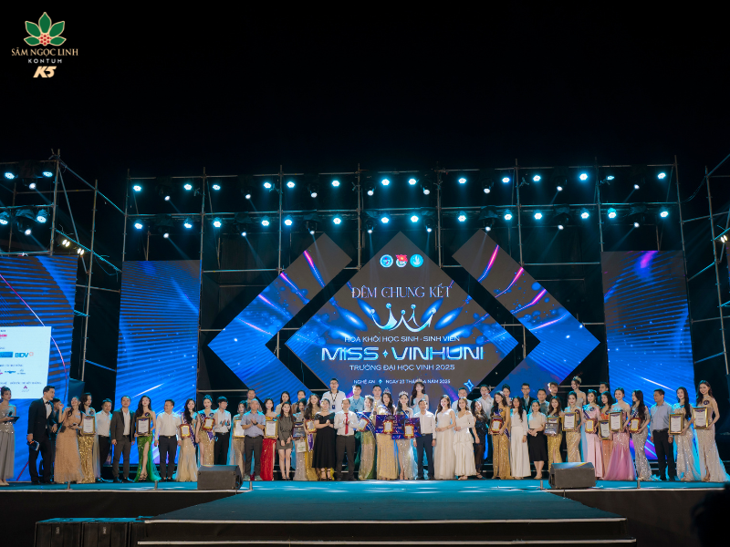 Chung kết cuộc thi Miss VinhUni 2025.