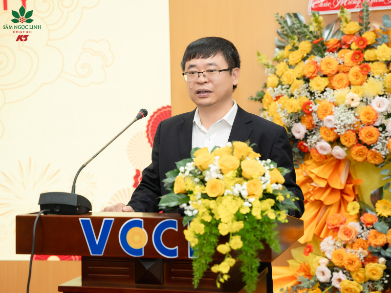 Giám đốc VCCI-HCM Trần Ngọc Liêm phát biểu tại hội nghị.